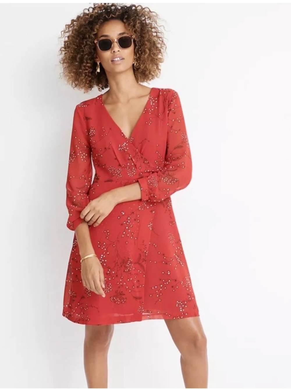 Madewell Hazelwood Wrap Dress - Picture 2 of 7